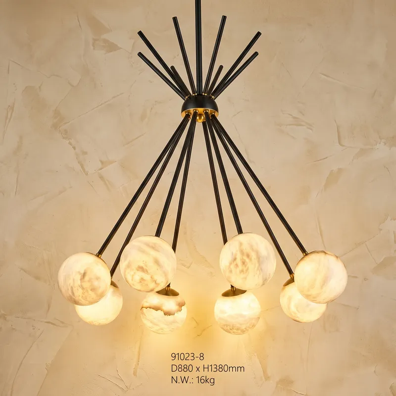 Starburst Alabaster Pendant Light — YIOSI Lamps LED Landscape Lights  3000K