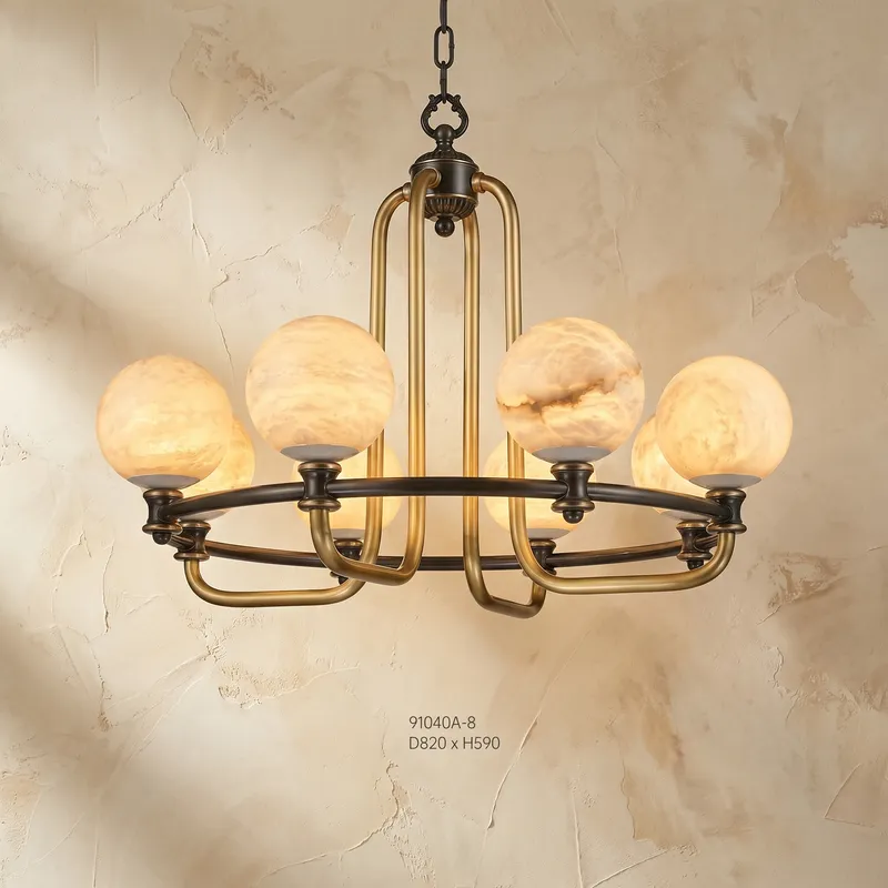 Brass Classic Alabaster Pendant Light — YIOSI Lamps LED Landscape Lights  3000K