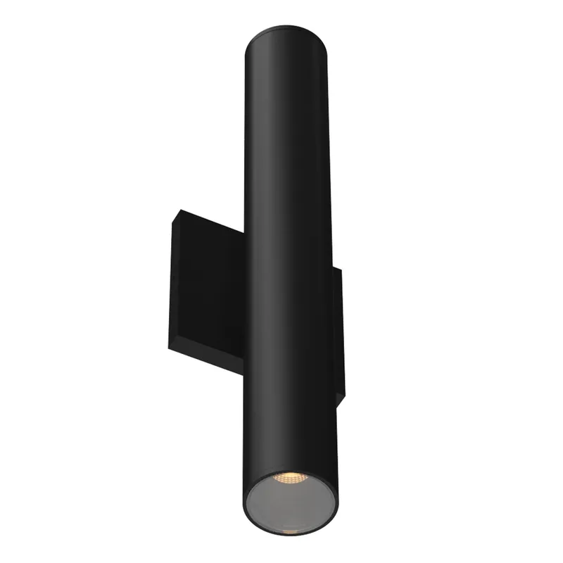 Lorna 16-in (2-in Dia.) Exterior Wall Sconce Up/Down Light — Kuzco Lighting LED Wall Lights  