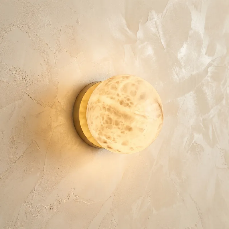 Orb Wall Classic Alabaster — YIOSI Lamps LED Wall Lights  3000K