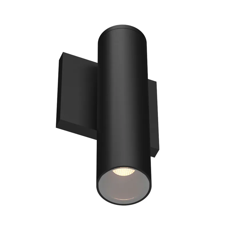 Lorna 9-in (2-in Dia.) Exterior Wall Sconce Up/Down Light — Kuzco Lighting LED Wall Lights  