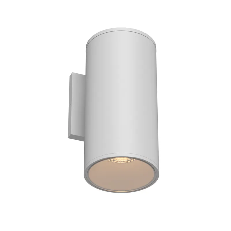 Lorna 12-in (4-in Dia.) Exterior Wall Sconce Up/Down Light — Kuzco Lighting LED Wall Lights  