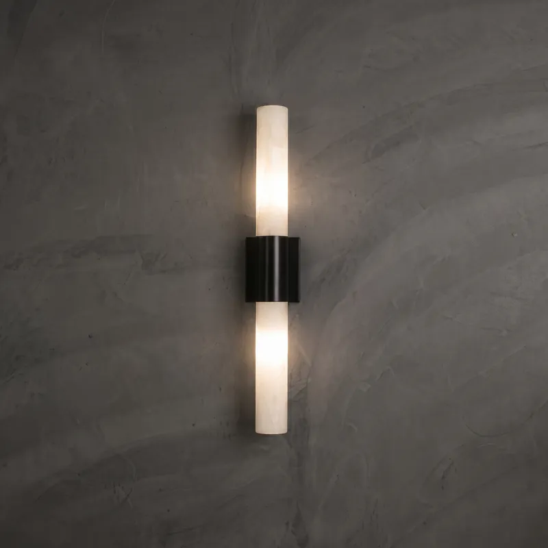 Twin Tube Black Wall Sconce — YIOSI Lamps LED Wall Lights  