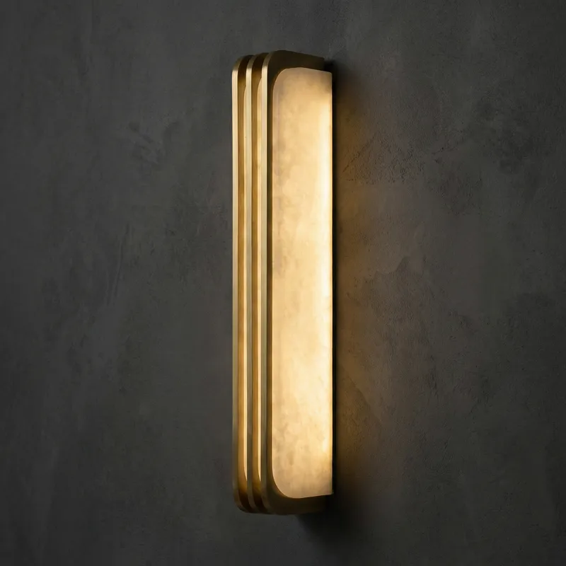 Ribbed Frame Tube Wall Sconce — YIOSI Lamps LED Wall Lights  
