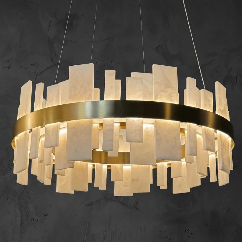 Round Block Chandelier — YIOSI Lamps LED Landscape Lights 32.0W 