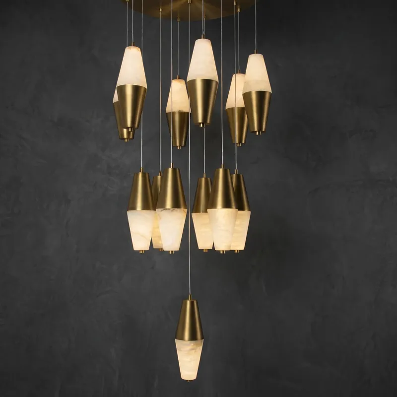 Faceted Drop Pendant Light — YIOSI Lamps LED Landscape Lights  3000K