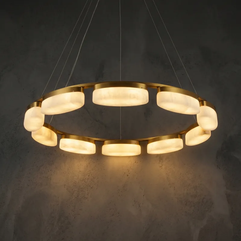 Catena Double Ring Chandelier — YIOSI Lamps LED Landscape Lights 63.0W 