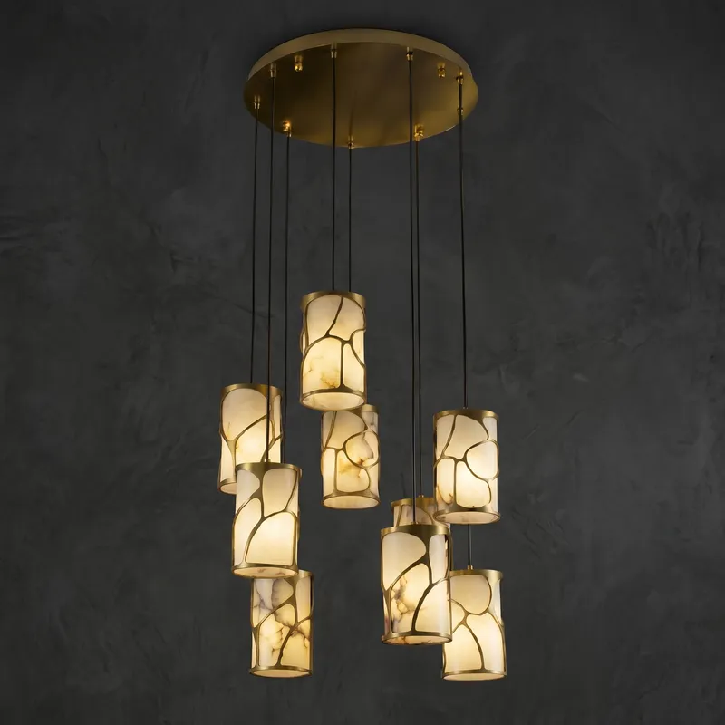 Cascata Cylinder Cluster Pendant Light — YIOSI Lamps LED Landscape Lights  