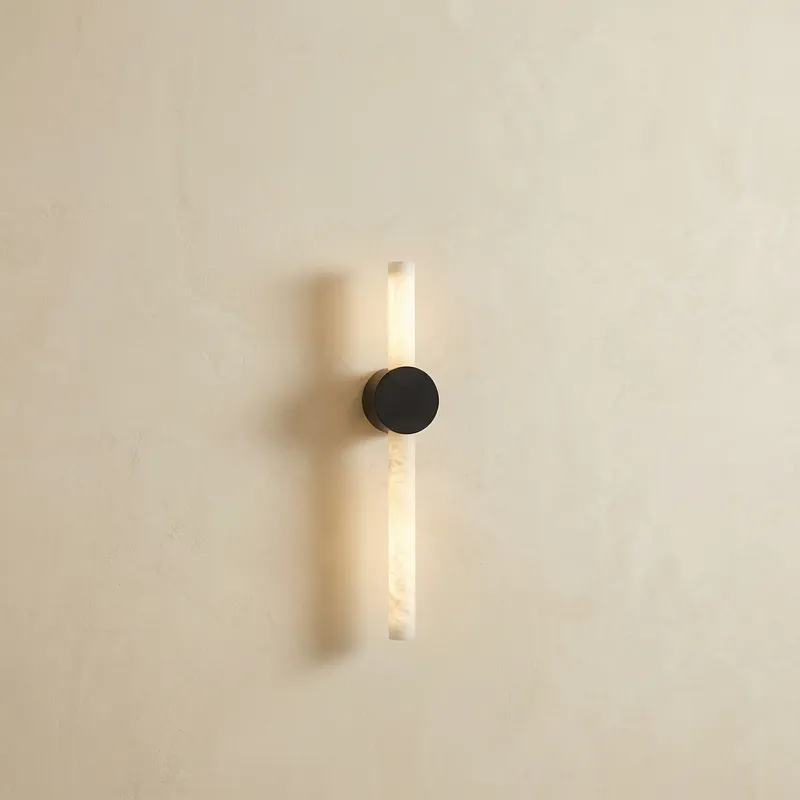 Linear Rod Double Ended Alabaster Wall Sconce — YIOSI Lamps LED Linear Lights 40.0W 