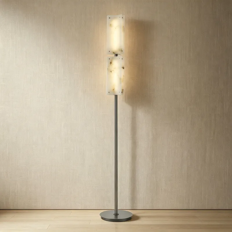 Yiosi Cloud Double Natural Stone Floor Lamp — YIOSI Lamps LED Temporary & Work Lights 18.0W 3000K