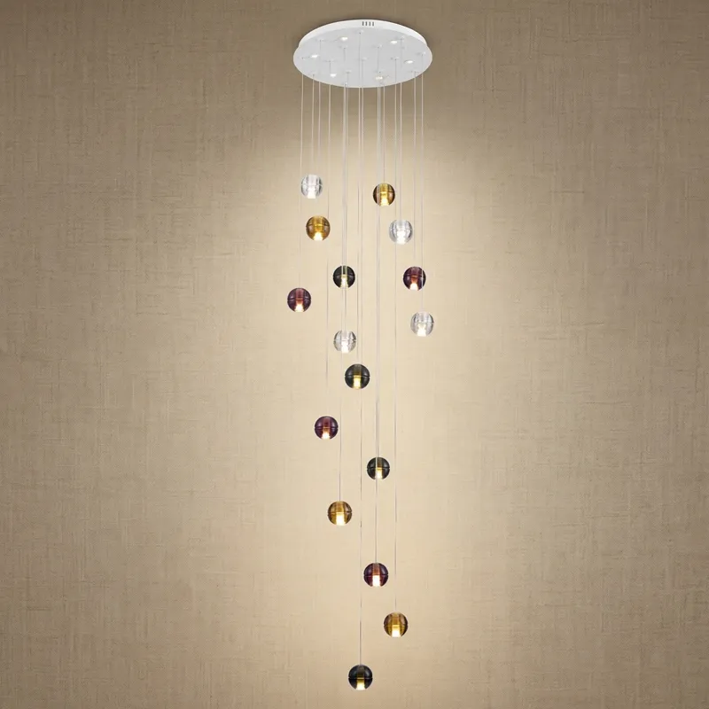 Yiosi Cascade Drop Cascading Glass Chandelier 24" — YIOSI Lamps LED Landscape Lights 80.0W 3000K