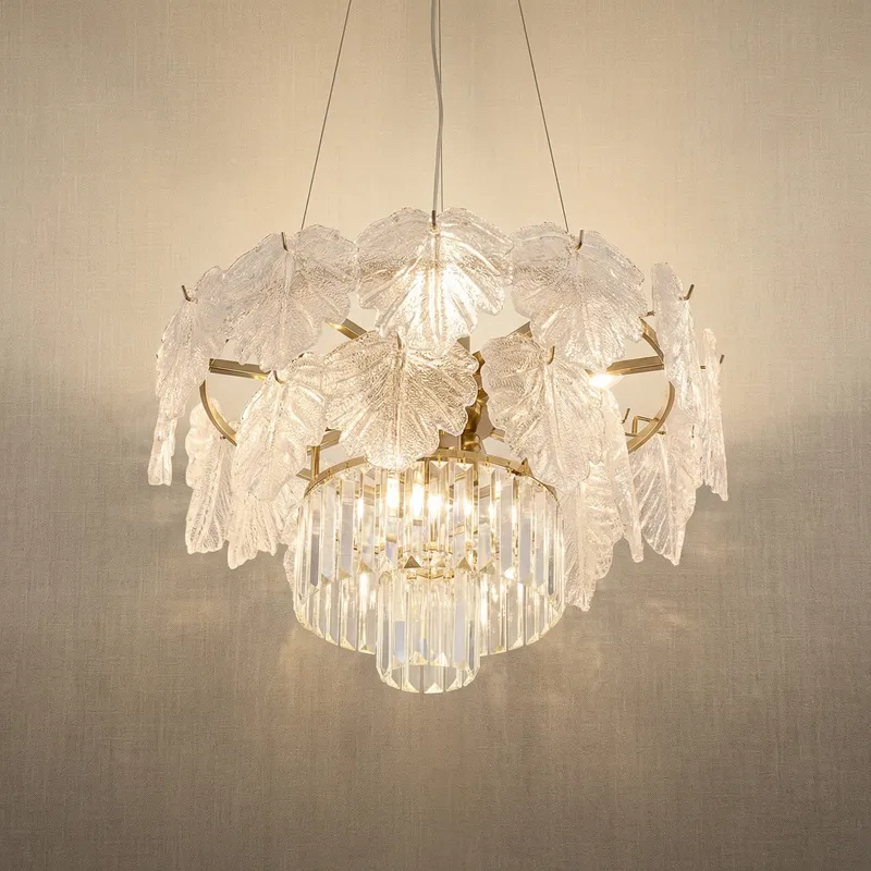 Yiosi Starry Night Crystal Pendant Light 24" Style B — YIOSI Lamps LED Landscape Lights  3000K