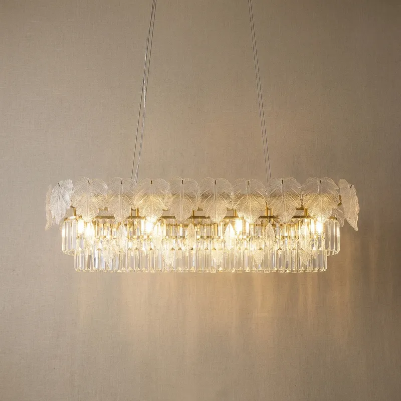 Yiosi Starry Night Crystal Chandelier 59" — YIOSI Lamps LED Landscape Lights 108.0W 3000K
