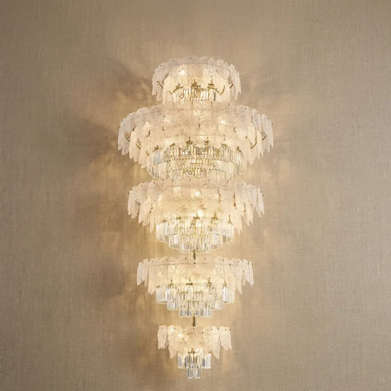 Yiosi Starry Night Crystal Chandelier 55" — YIOSI Lamps LED Landscape Lights 873.0W 3000K