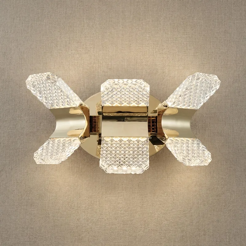Yiosi Weaving Light Mini Crystal Wall Sconce — YIOSI Lamps LED Wall Lights 9.0W 3000K