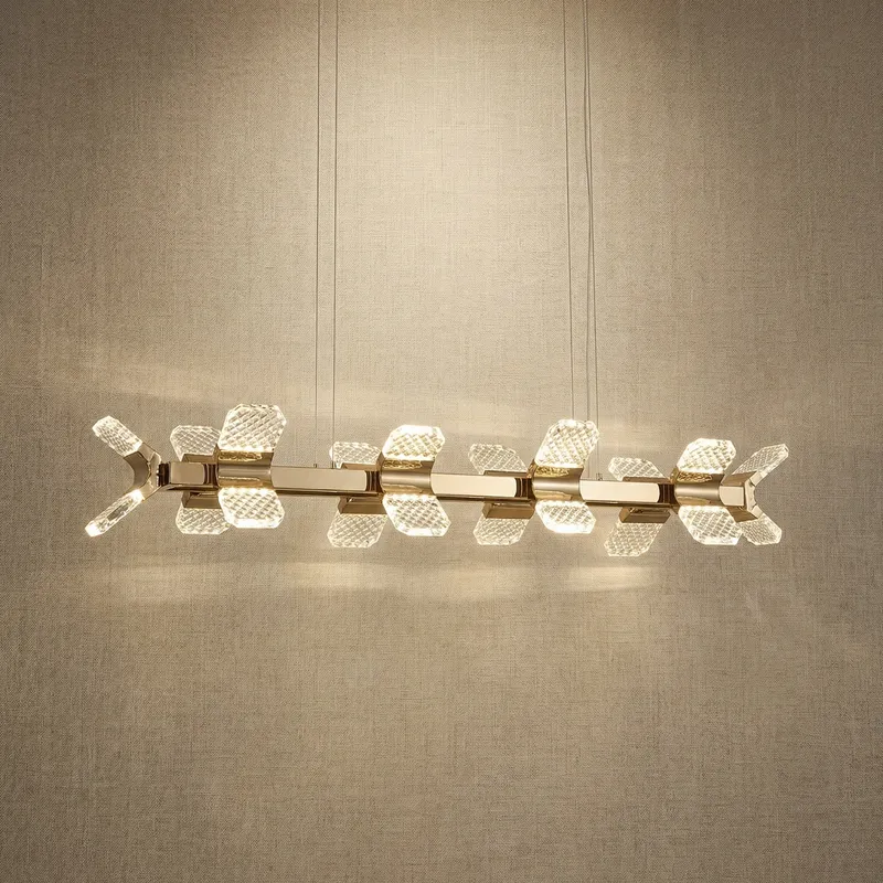 Yiosi Weaving Light Crystal Chandelier 47" — YIOSI Lamps LED Landscape Lights 90.0W 3000K