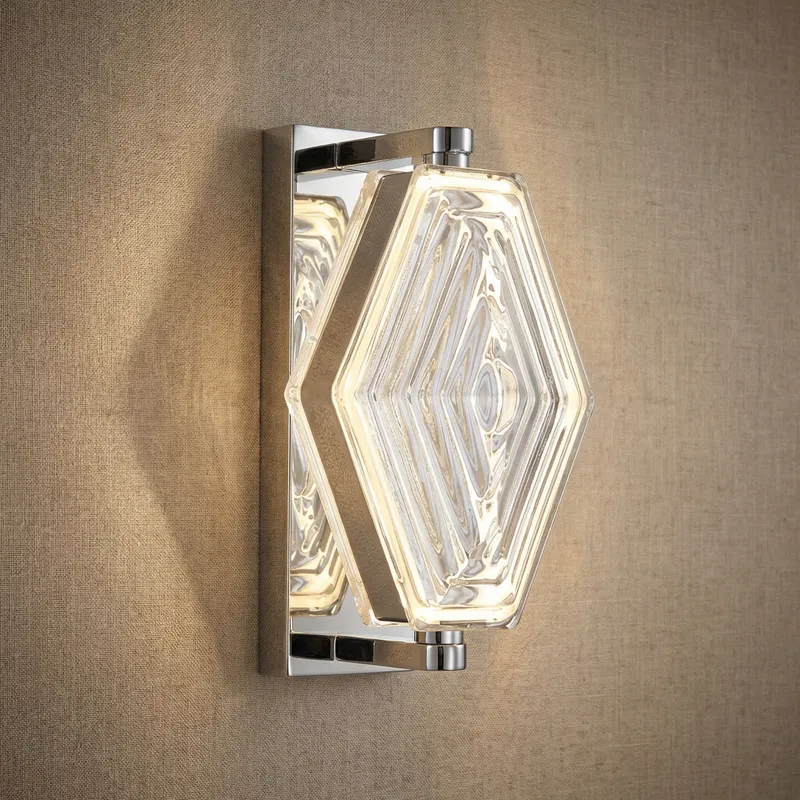 Yiosi Starlink Mini Clear Glass Wall Sconce — YIOSI Lamps LED Wall Lights 10.0W 3000K