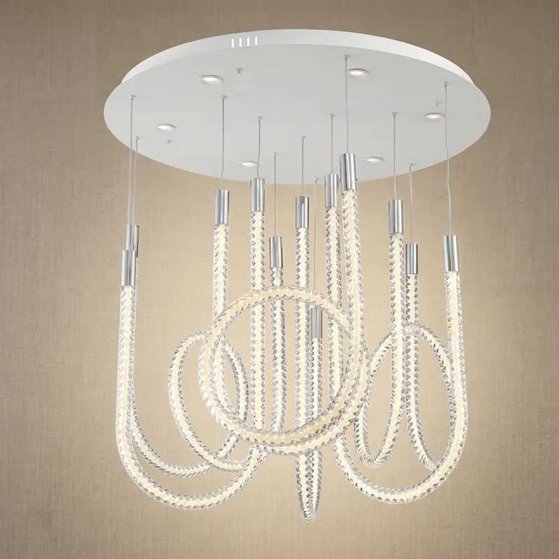 Yiosi Star Shine Glass Chandelier 31" — YIOSI Lamps LED Landscape Lights 110.0W 3000K