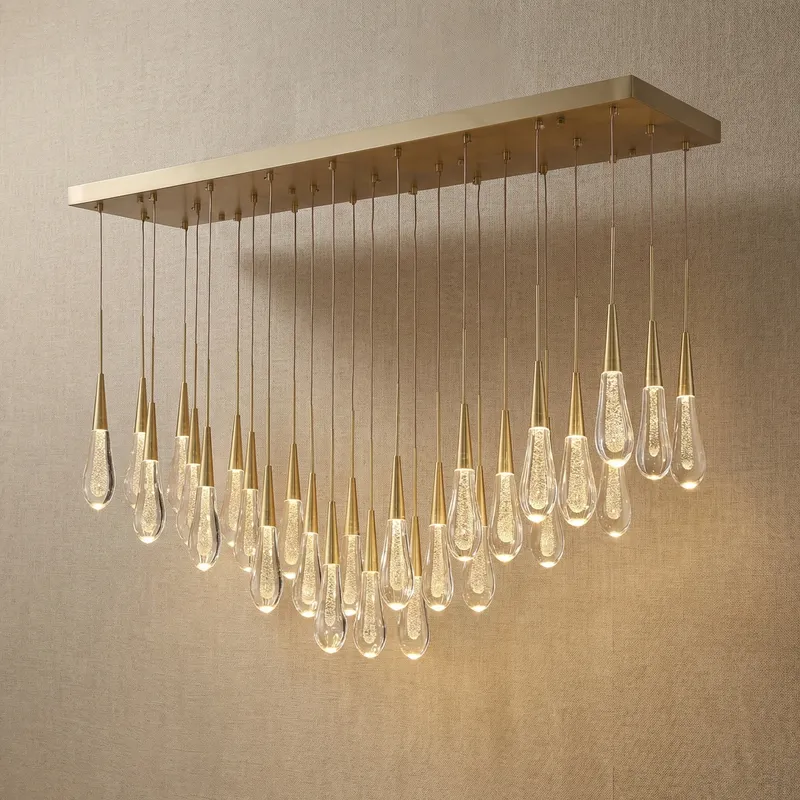 Goccia Linear Chandelier — YIOSI Lamps LED Linear Lights  3000K