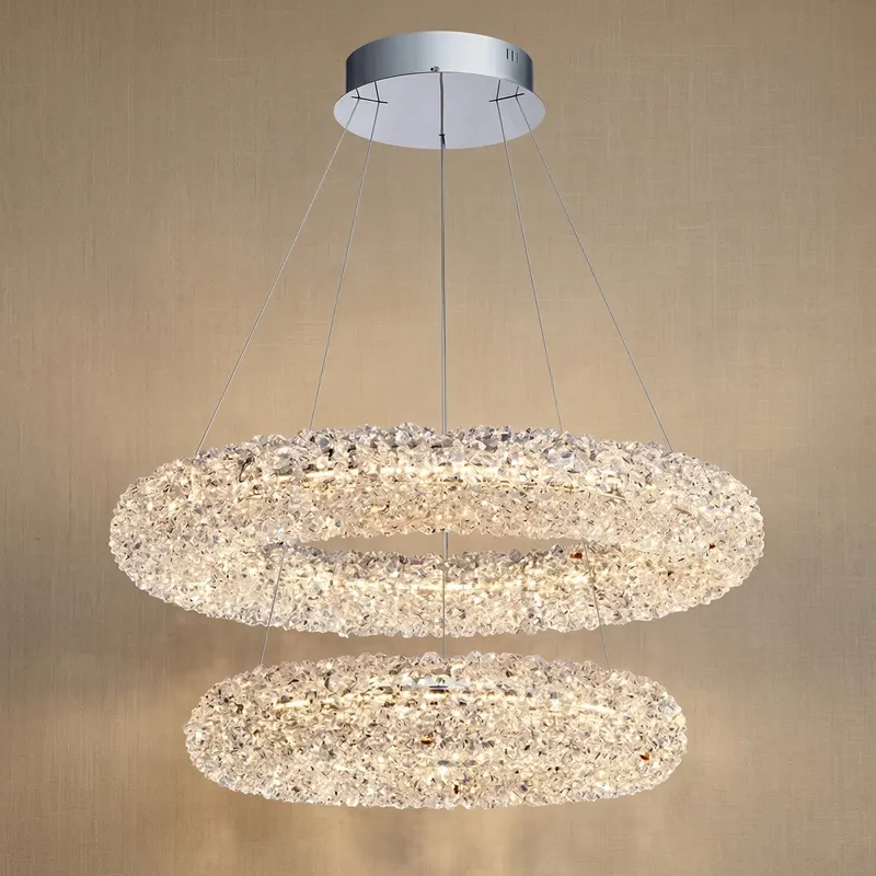Yiosi Series Nested Crystal Chandelier Style F — YIOSI Lamps LED Landscape Lights  3000K