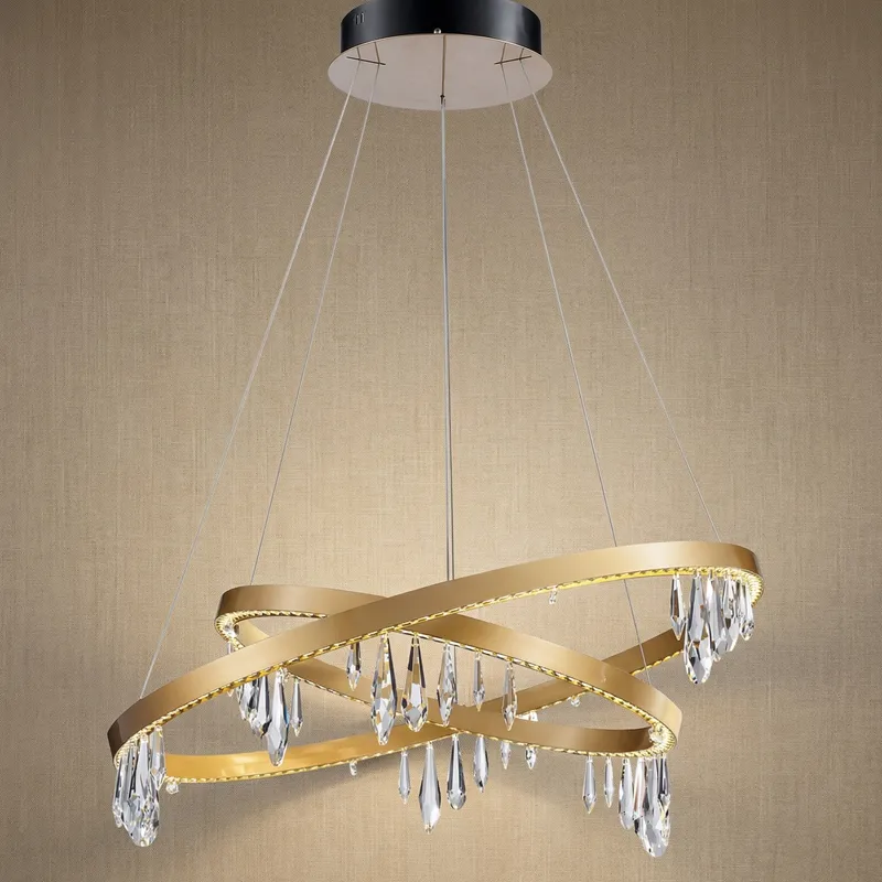 Yiosi Series Nested Crystal Chandelier Style E — YIOSI Lamps LED Landscape Lights  3000K