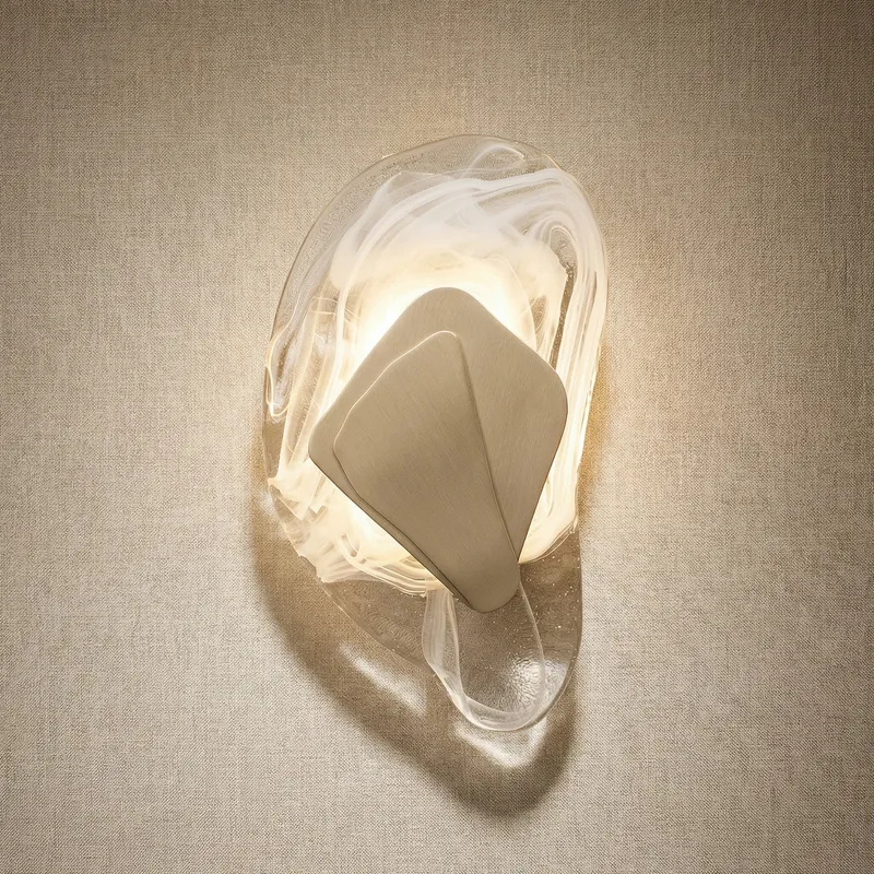Yiosi Series Mini Glass Wall Sconce 13" — YIOSI Lamps LED Wall Lights  3000K