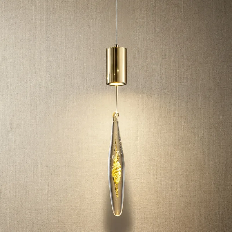 Yiosi Aspen Mini Hand-Blown Glass Pendant — YIOSI Lamps LED Landscape Lights  3000K