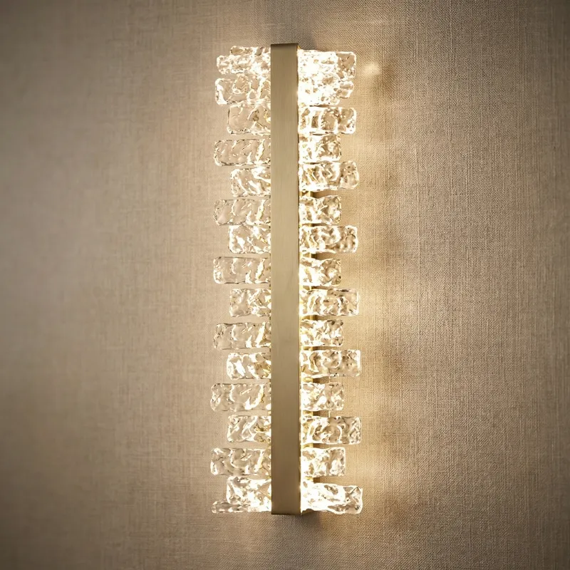 Yiosi Quartz Linear Glass Wall Sconce 23" — YIOSI Lamps LED Linear Lights  3000K