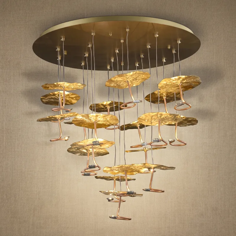 Yiosi Series Grand Copper Ceiling Lamp Style B — YIOSI Lamps LED Landscape Lights  3000K