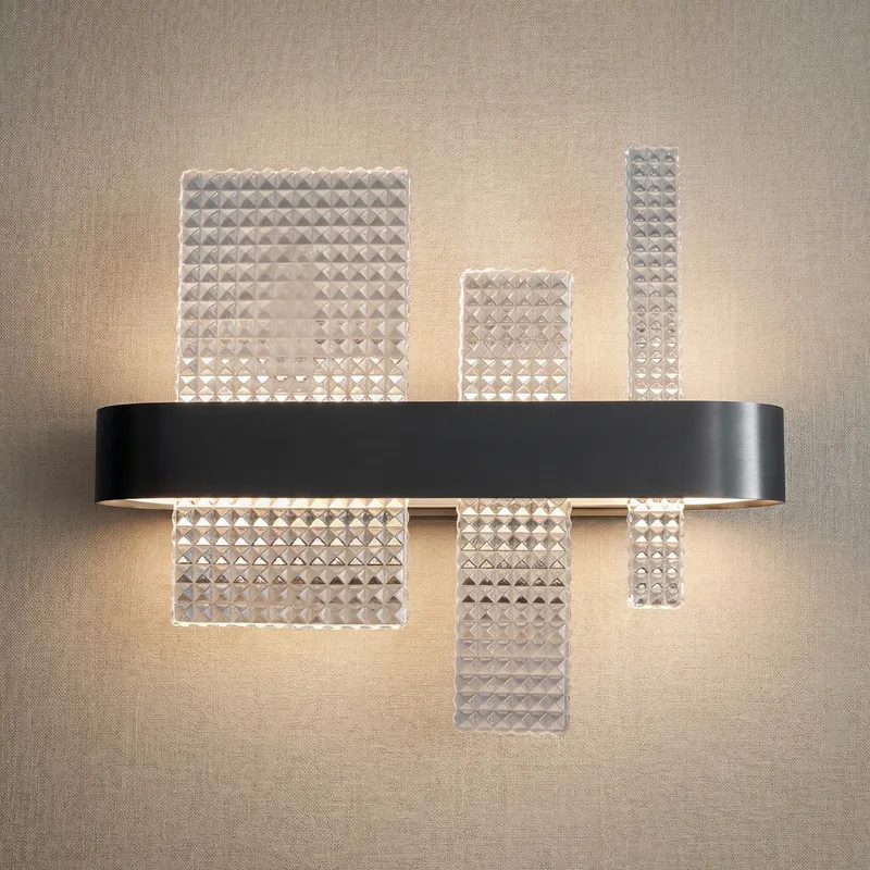 Yiosi Glass Wall Sconce 15" — YIOSI Lamps LED Wall Lights  3000K