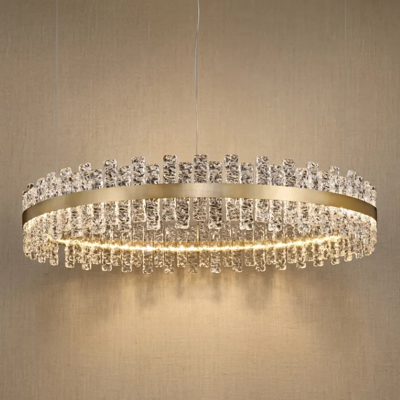Yiosi Quartz Glass Chandelier — YIOSI Lamps LED Landscape Lights  3000K