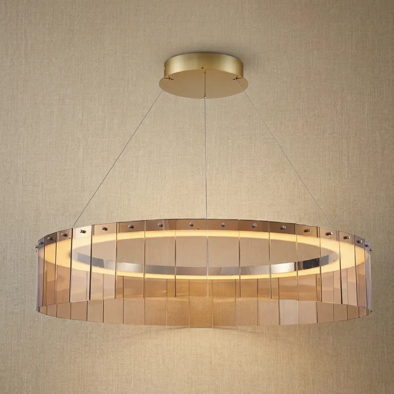 Yiosi Glass Chandelier 39" — YIOSI Lamps LED Landscape Lights  3000K