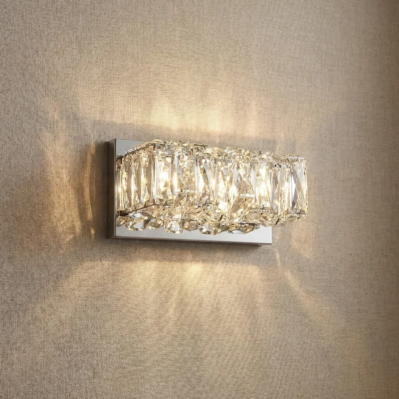 Yiosi Series Crystal Wall Sconce Style D — YIOSI Lamps LED Wall Lights  3000K