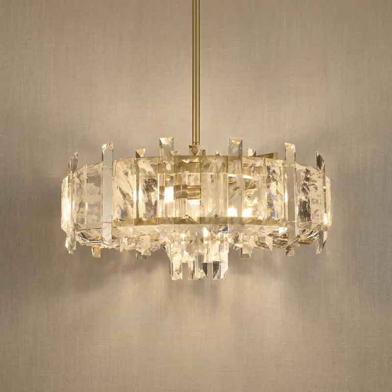 Yiosi Daisy Rock Crystal Chandelier — YIOSI Lamps LED Landscape Lights  3000K