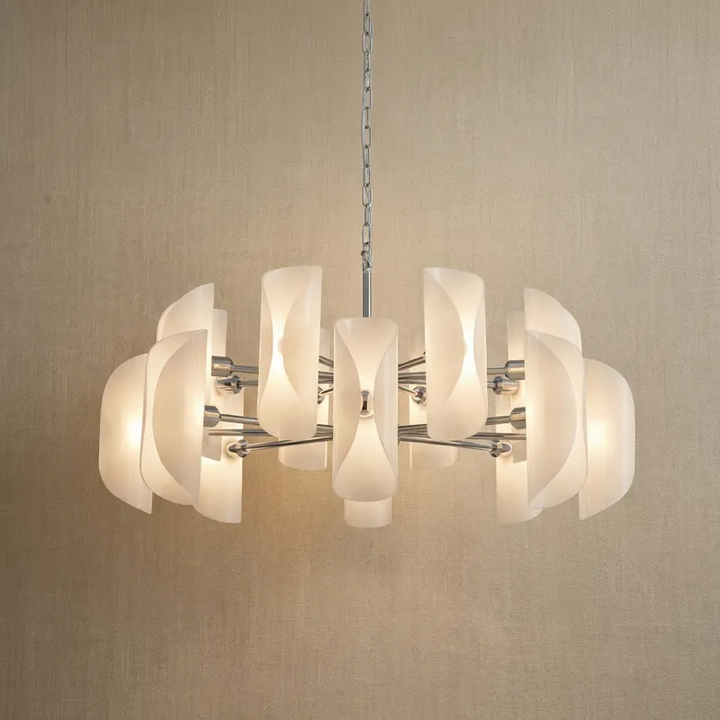 Yiosi Phantom Nested Glass Chandelier 39" — YIOSI Lamps LED Landscape Lights 48.0W 3000K