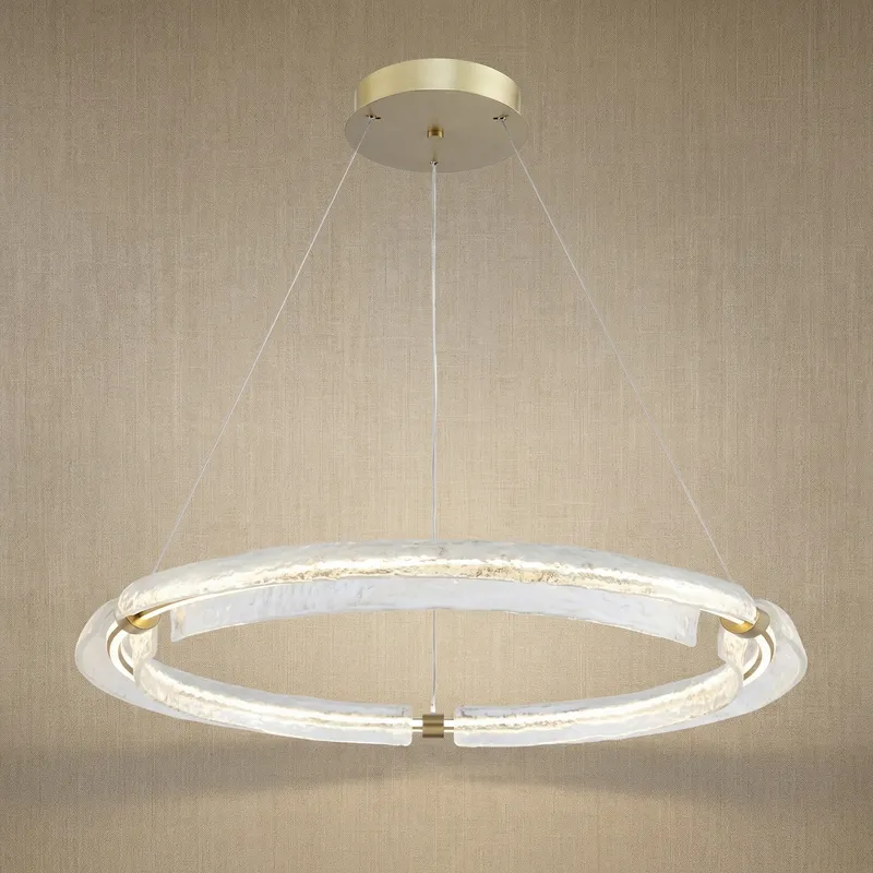 Yiosi Luce Aurora Glass Chandelier — YIOSI Lamps LED Landscape Lights 135.0W 3000K