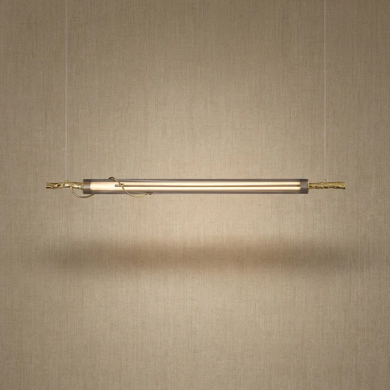 Yiosi Flowing Branch Linear Glass Chandelier — YIOSI Lamps LED Linear Lights 53.0W 3000K