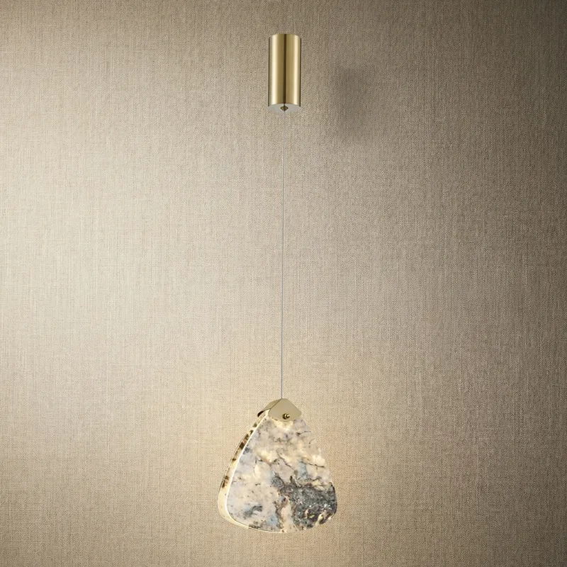 Yiosi High Luxury Mini Natural Stone Pendant Light Style A — YIOSI Lamps LED Landscape Lights 14.0W 3000K