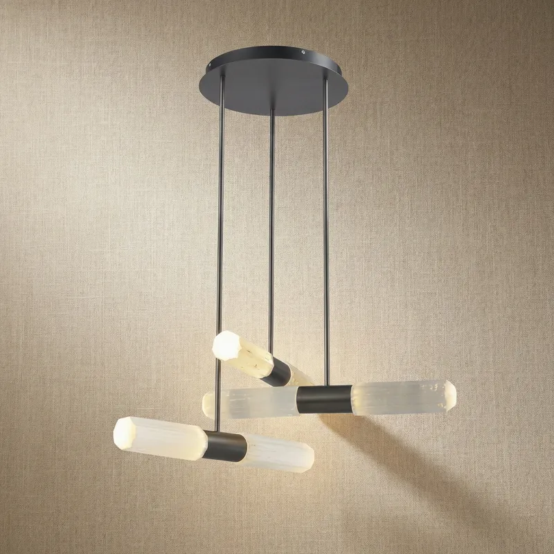 Yiosi Gemstones Crystal Pendant Light — YIOSI Lamps LED Landscape Lights 30.0W 3000K