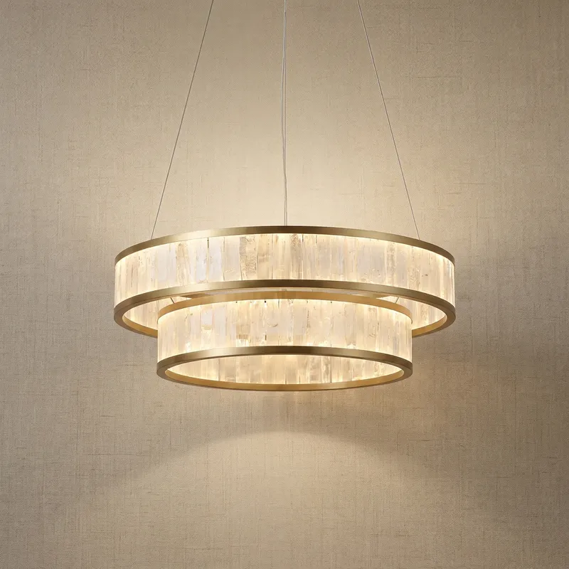 Yiosi Crystara Nested Metal Chandelier 31" Style A — YIOSI Lamps LED Landscape Lights 132.0W 3000K