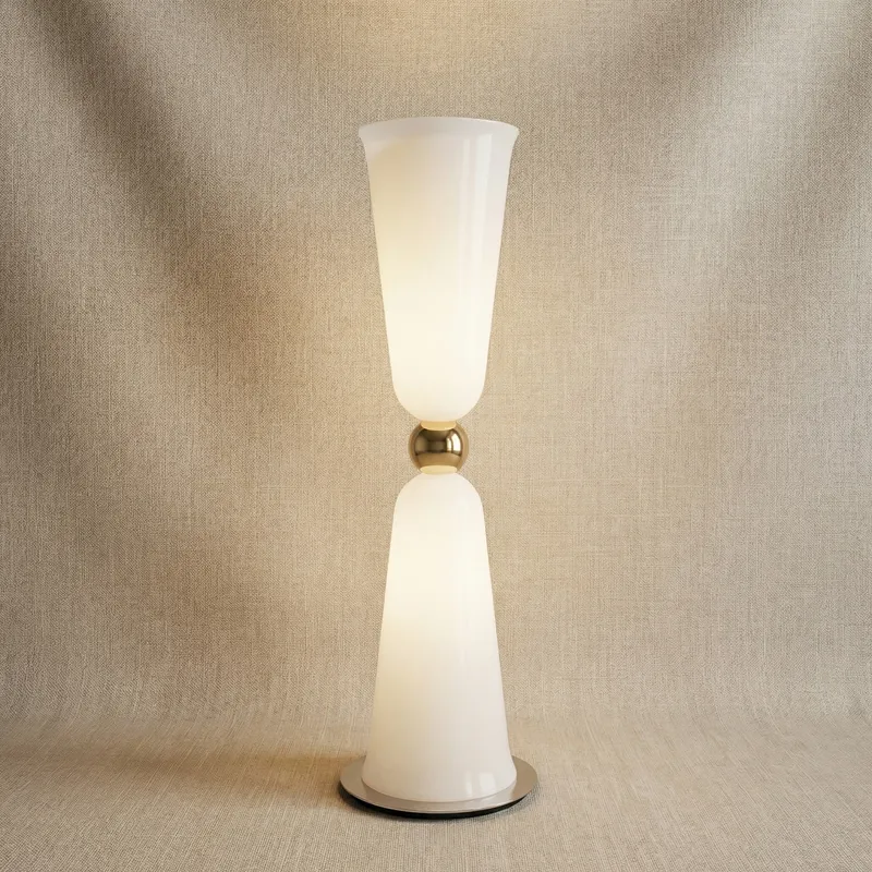Yiosi Cristallo Double Glass Floor Lamp — YIOSI Lamps LED Temporary & Work Lights 35.0W 3000K