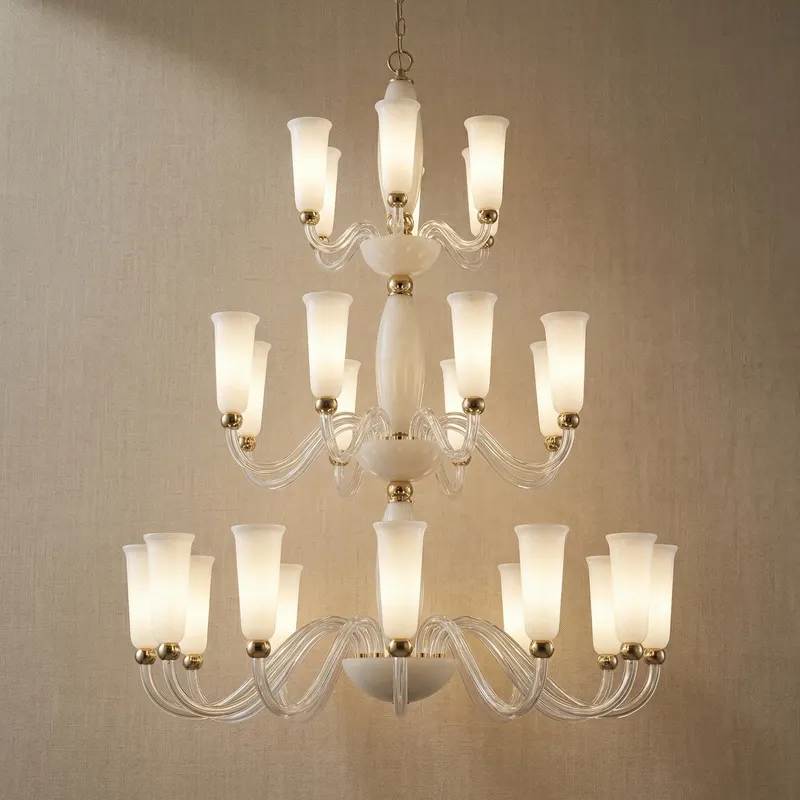 Yiosi Cristallo 3-Tier Nested Crystal Chandelier — YIOSI Lamps LED Landscape Lights 330.0W 3000K