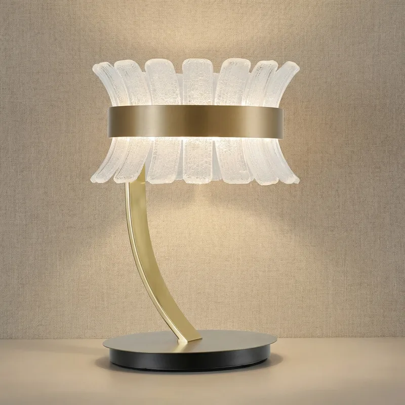 Yiosi Glow Glass Table Lamp 12" — YIOSI Lamps LED Temporary & Work Lights  3000K