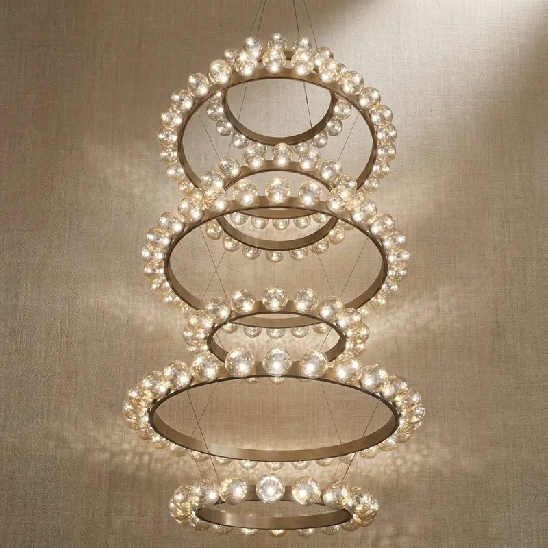 Yiosi Bubbles Glass Chandelier — YIOSI Lamps LED Landscape Lights 312.0W 3000K