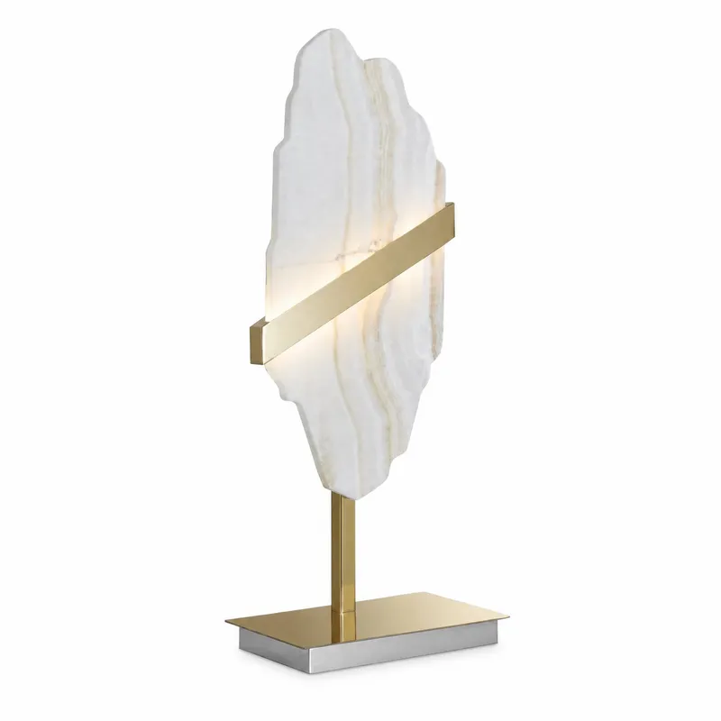 Yiosi Amber Mini Natural Stone Wall Sconce — YIOSI Lamps LED Wall Lights 8.0W 3000K