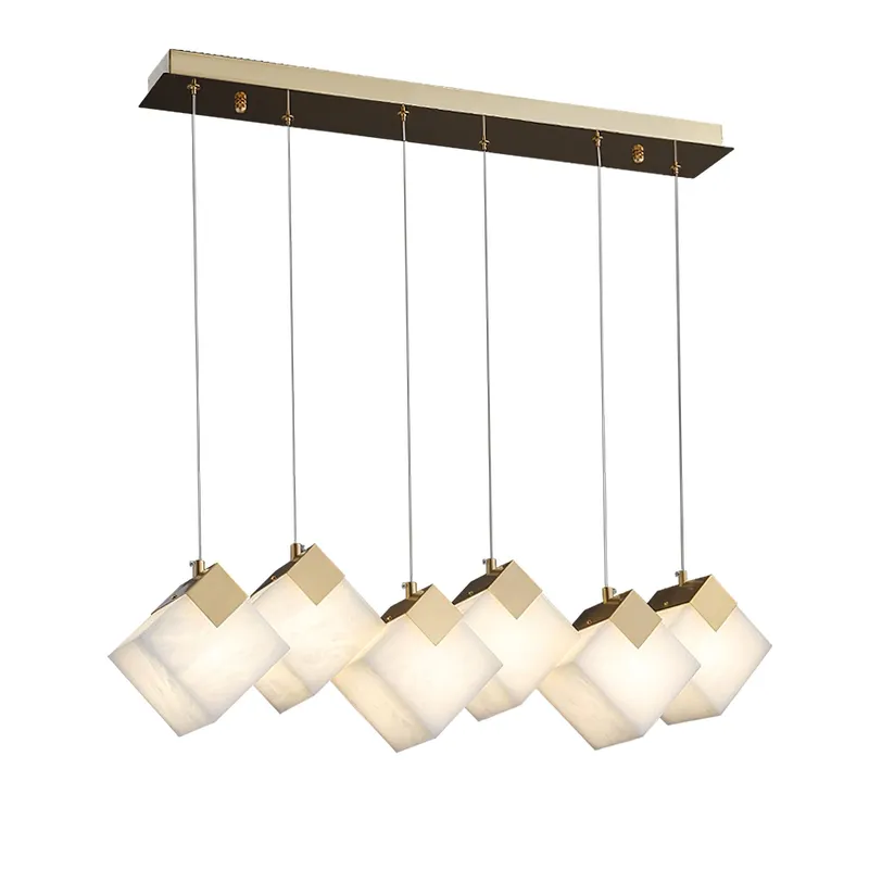 Gold & White Alabaster Sculptural Lumina Vox Pendant Lamp — YIOSI Lamps LED Landscape Lights  