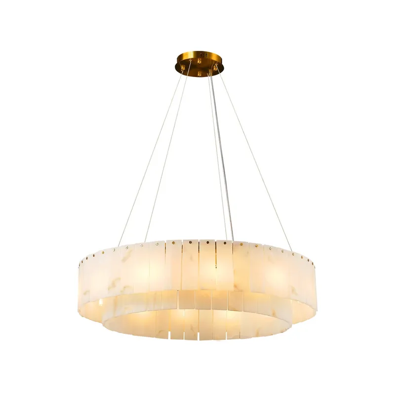Modern Alabaster Chandelier — YIOSI Lamps LED Landscape Lights 30.0W 
