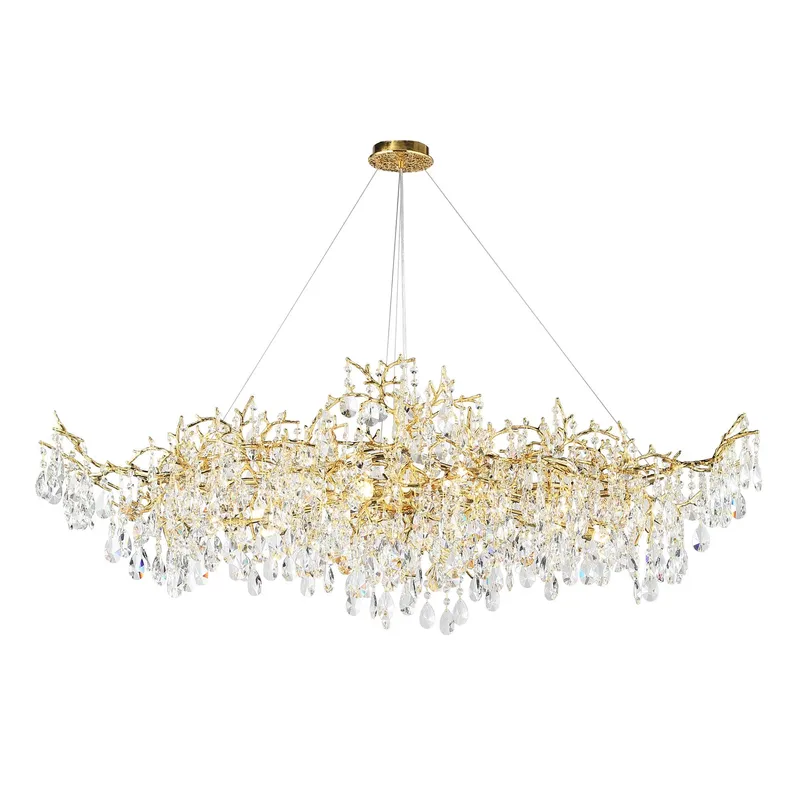 Modern Crystal Chandelier — YIOSI Lamps LED Landscape Lights  