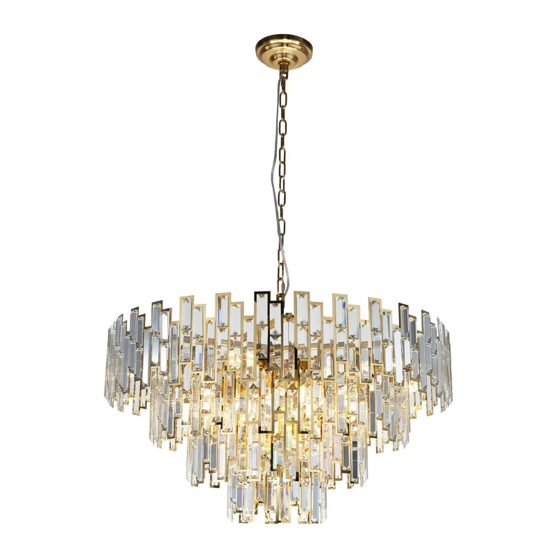 Crystal Round Chandelier — YIOSI Lamps LED Landscape Lights  