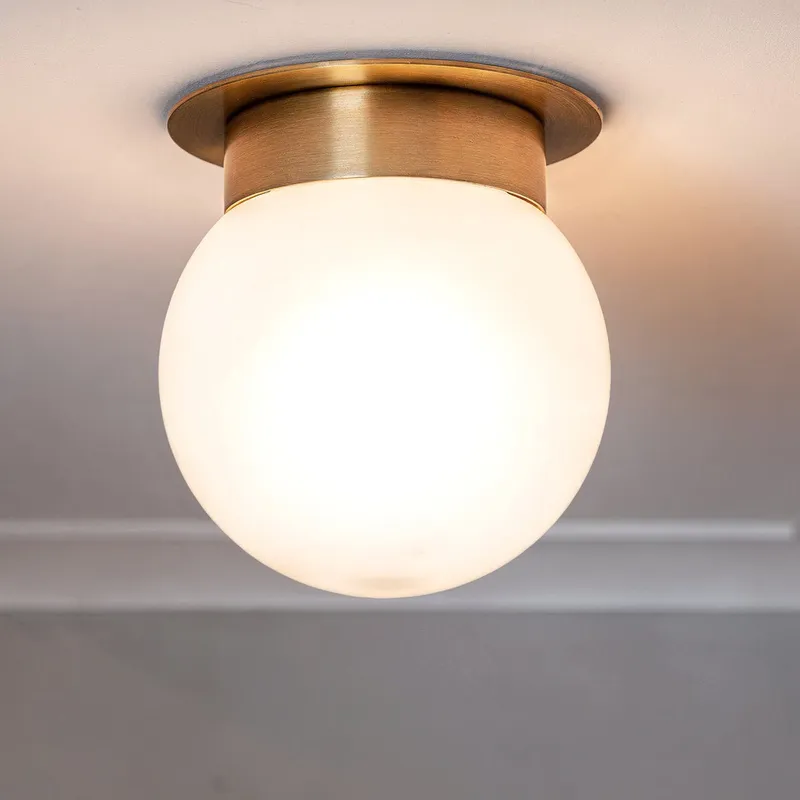 UKC20257 Industrial Indoor Ceiling Light, 8.5''H x 8''W x 8''Dep, Champagne Bronze Finish, Ardenton Collection — Urban Ambiance LED Post Top Lights 75.0W 3000K
